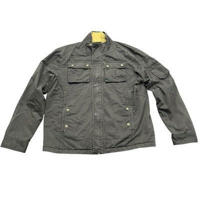 Carbon 2 Cobalt Men's Black Cotton Utility Field Jacket Size Large
