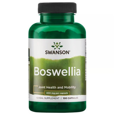 Boswellia 400mg 100 Capsules Bone Swanson Health Products