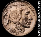 1938-D Buffalo Nickel- Choice Gem Brilliant Uncirculated++++ Luster #K2071
