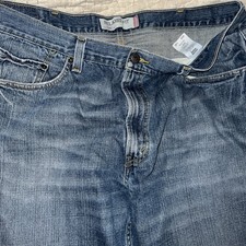 Levi's 550 Relaxed Fit Jeans Mens Size 40x30 Light Blue Wash Denim