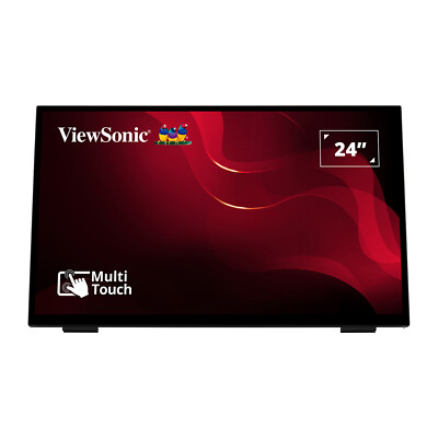 ViewSonic TD2465 Touch-Monitor, 7 ms, 61 cm, 24 Zoll, 1920x1080 Pixel, 250 cd/m²