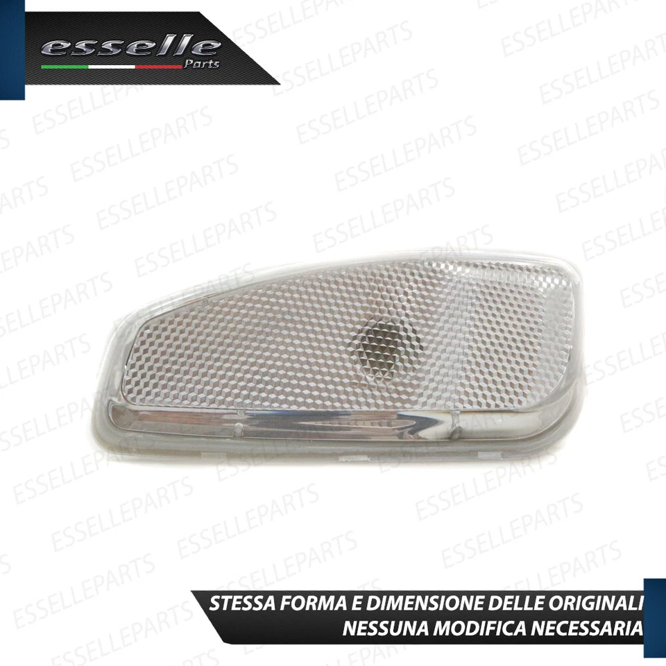 COPPIA FRECCE LATERALI A LED BIANCHE TRASPARENTE JEEP RENEGADE MY2019 CANBUS - Immagine 4 di 4