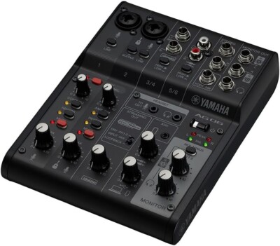 YAMAHA AG06 AG06MK2 B Black 6ch Live Streaming Mixer USB Audio Interface NEW BOX