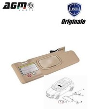 ALETTA PARASOLE RIPARO SOLE DESTRO ORIGINALE LANCIA DELTA 735473037 + SUPPORTO