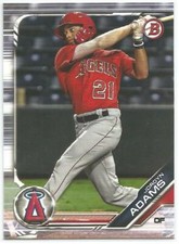 Jordyn Adams LA Angels 2019 Bowman Baseball Prospects Card