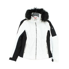 Nevica Women's Coat Uk 10 White 100% Polyester Rain Coat