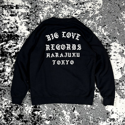 BIG LOVE RECORDS CLASSIC LOGO SWEATSHIRTS 2023 RELEASE BLACK - LARGE