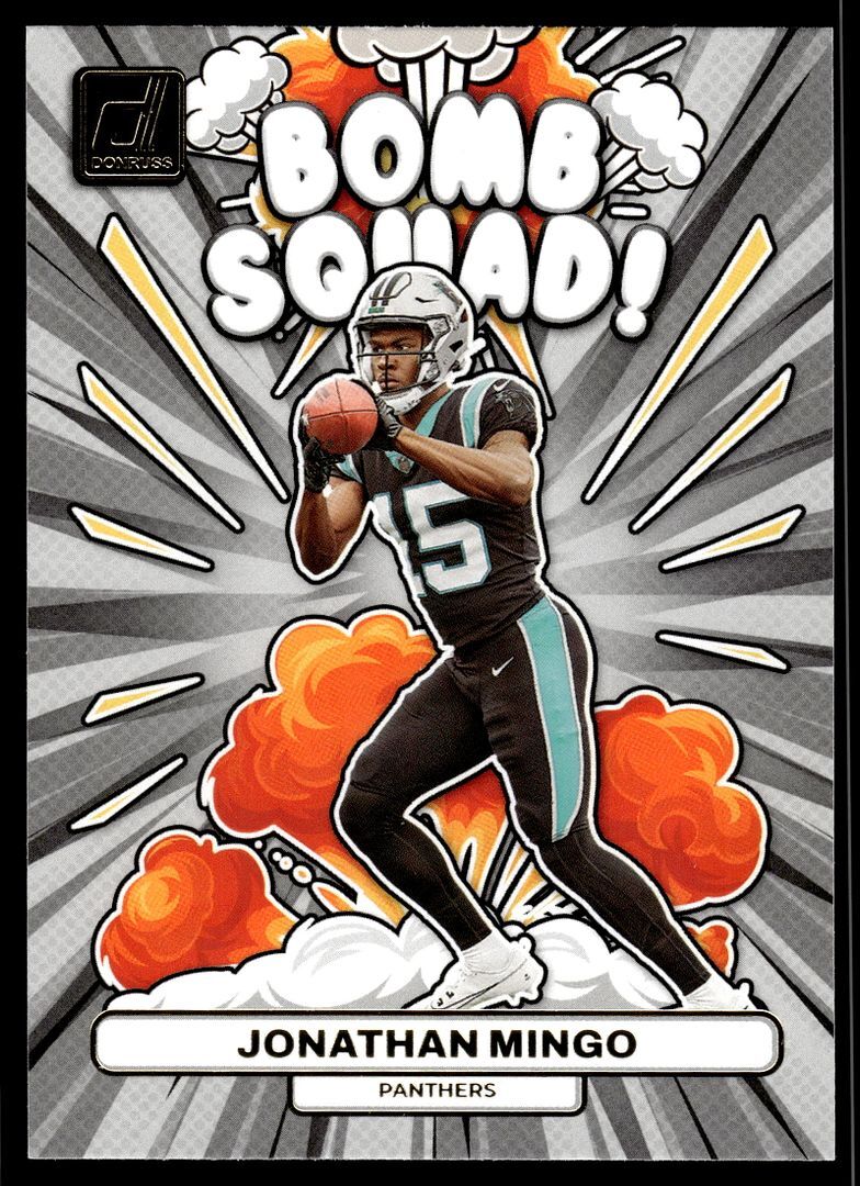 2023 Donruss Jonathan Mingo BS-14  Bomb Squad  Carolina Panthers