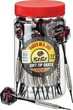 Fat Cat Darts in a Jar: Soft Tip Darts with Storage/Travel Container, 17 Gram