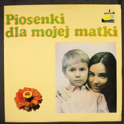 VARIOUS: piosenki dla mojej matki PRONIT 12'' LP 33 RPM