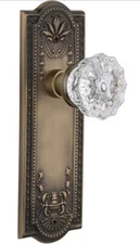 Nostalgic Warehouse Meadows Plate & Interior Crystal double dummy