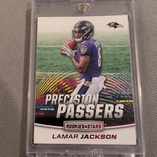 2018 Panini Rookies & Stars - Precision Passers Red #PP-19 Lamar Jackson (RC)
