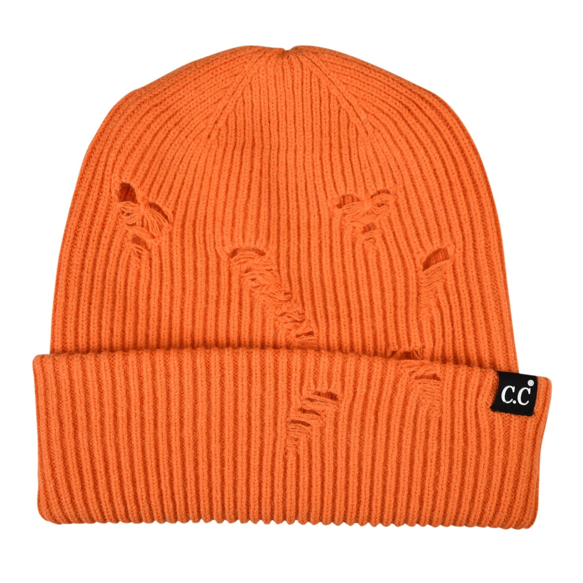 Unisex Plain Cuff Skull Cap Winter Knit Beanie Hat