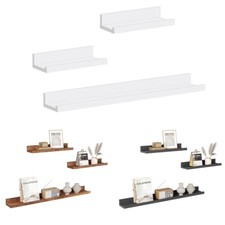 3x Wandboards 80cm Bilderleiste Wandregale f&uuml;r Dekos Bilderrahmen MDF H&auml;ngeregal