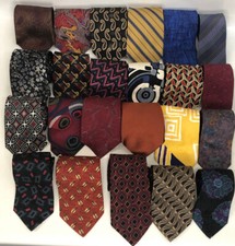 Your Choice - Preowned Men's Designer Neckties 3"-4" Wide, Buy 2 Free Shipping