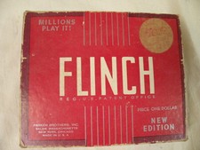 Vintage FLINCH Card Game Parker Brothers Copyright 1938 W/Instructions