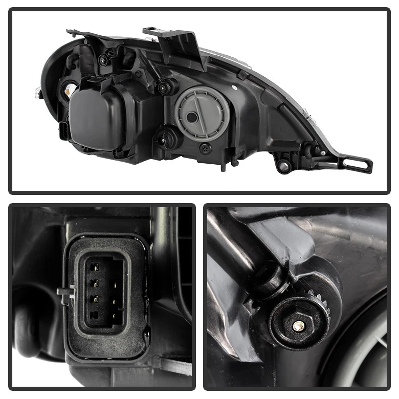 1998-2001 Mercedes-Benz W163 ML320 ML430 Halogen Headlights Headlamps Left+Right - Imagem 3 de 4