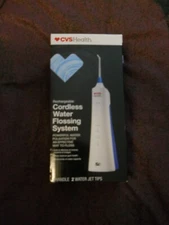 NEW ~ CVS Health Rechargeable Cordless Water Flossing System~ MSRP $56.99  .