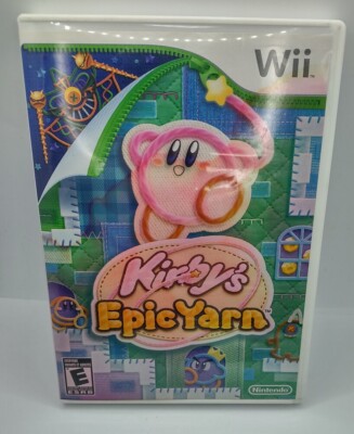 Kirby's Epic Yarn for the Nintendo Wii - TESTED AND WORKING