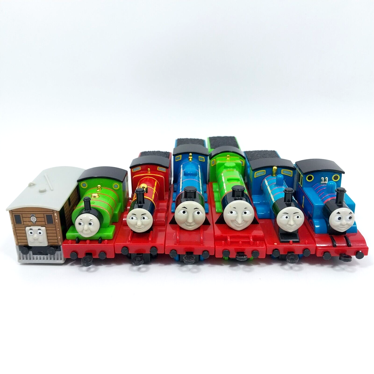 Nakayoshi Thomas Series Vol. 1 BANDAI 2000 Set of 7 Pcs Good Nakayoshi Thomas Series Vol. 1 BANDAI 2000 Set of 7 Pcs Good