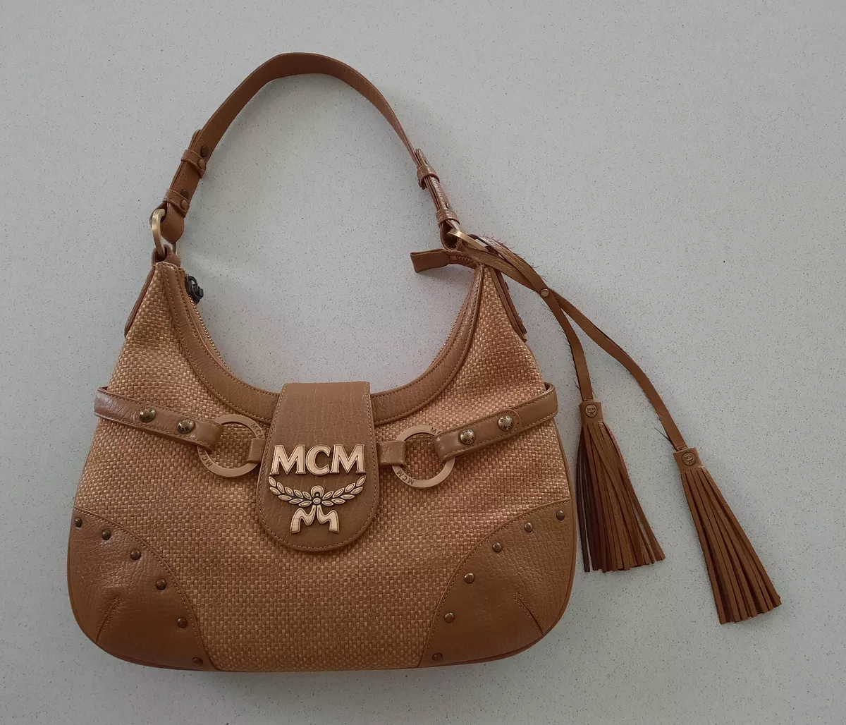 Mcm flap bag cheap
