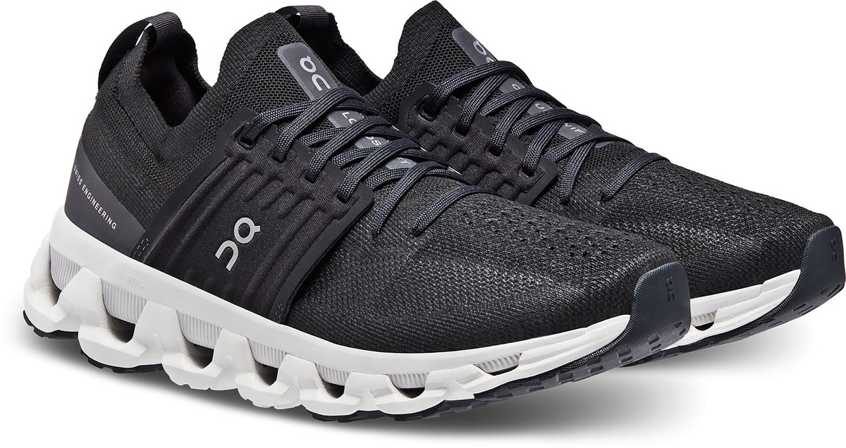 ON Brand Cloud Cloudswift 3 Black/White Women's Running Shoes NEW