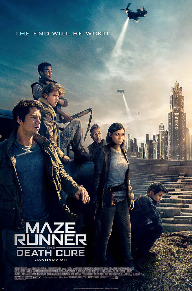 Maze Runner the Death Cure Movie Premium POSTER MADE IN USA - MCP058