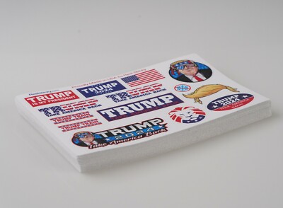 Trump Mug Shot Hard Hat Stickers – 4 Pack, 2" Circle Vinyl Decals For Helmets, Toolboxes, Bumpers - View #4