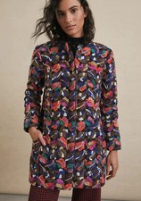 Anthropologie Marion Embroidered Collarless Coat by Hutch Size M nwt