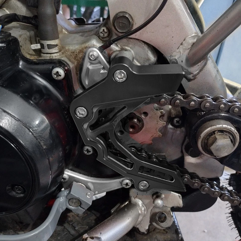 Shift Shaft Brace + Front Sprocket Guard Chain Cover For Kawasaki KLX110/L 02-21 - Image 2 of 4