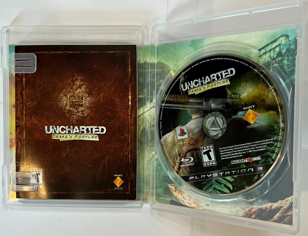 Uncharted 1 2 & 3 Trilogy Bundle Sony PlayStation 3 PS3 Games Tested Black  Label