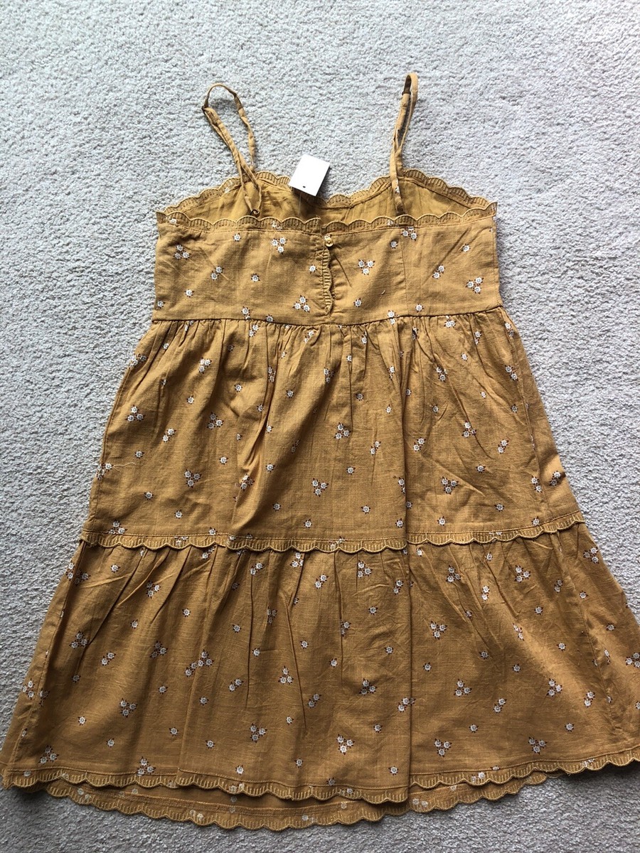 Aeropostale Bohemian A-Line Golden Yellow Floral Sundress Sleeveless Dress Sz XS | eBay Aeropostale Bohemian A-Line Golden Yellow Floral Sundress Sleeveless Dress Sz XS | eBay