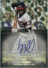 2021 Topps Definitive LUIS ROBERT Defining Images Auto Green /10