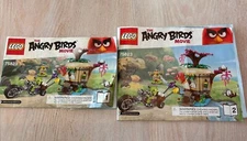 Lego ANGRY BIRDS Movie 75823 Instruction Manuals ONLY Replacement BOTH