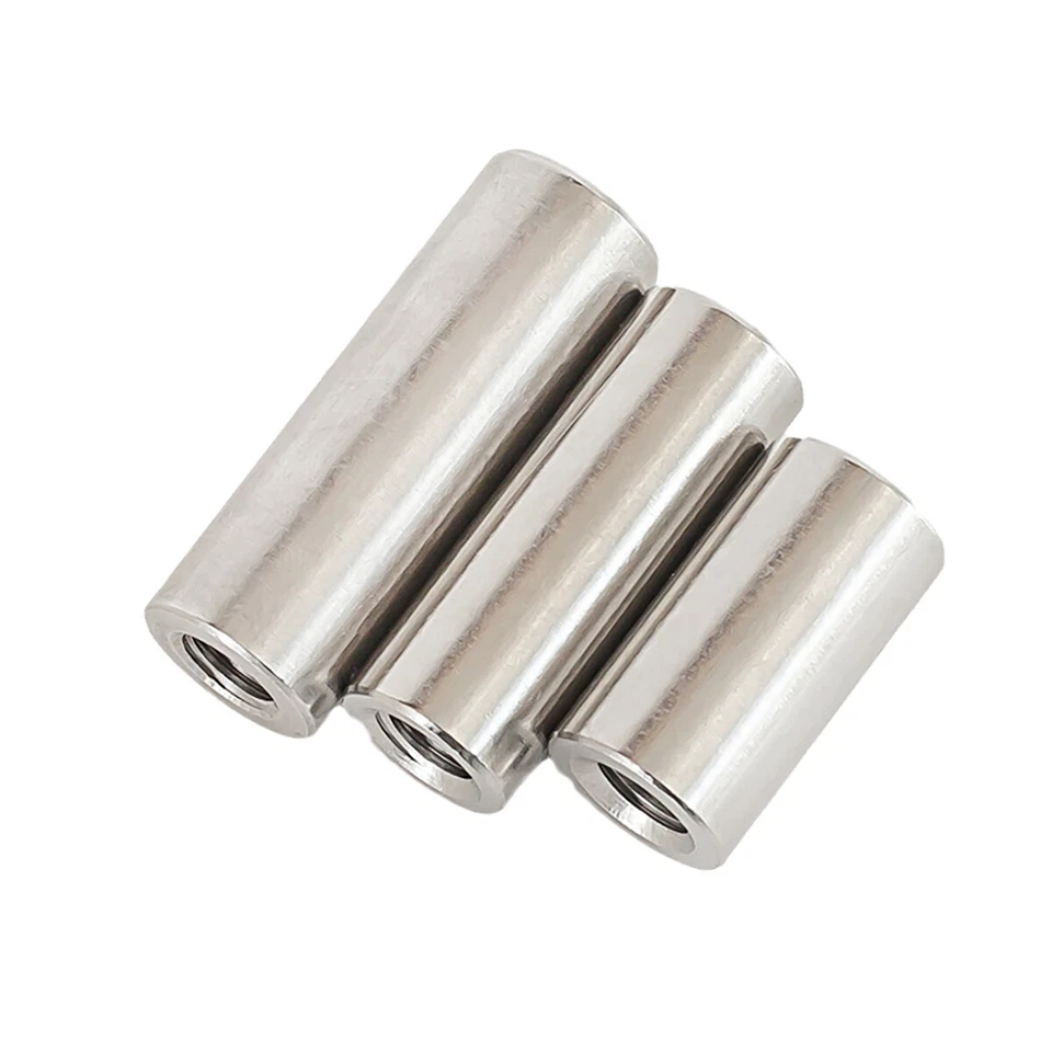 Gewindemuffen M3 M4 bis M20 Rund Verbindungsmutter Langmutter Edelstahl A2 V2A - Bild 3 von 4