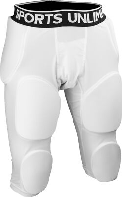 Sports Unlimited Omaha Adult 7 Pad Integrated Football Girdle, New
