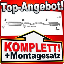 Auspuff für VW T5 TRANSPORTER V 1.9 TDI PRITSCHE SWB-Kurz 04-09 Auspuffanlage