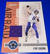 2019 Panini Absolute Air Raid Player Worn Materials Kirk Cousins #AR-5 Vikings