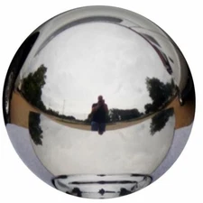 Polished Stainless Round Heavy Weight Shift Knob #SS-200-POL (1/2"-13 female thr