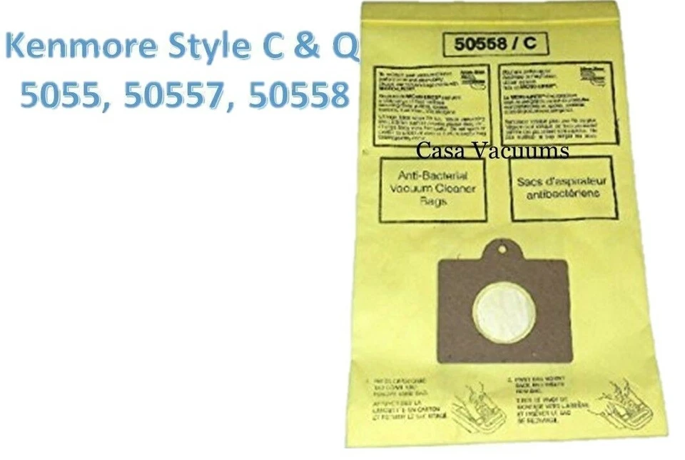 Kenmore Canister Vacuum 50558 5055 C 11 Bags + 2 EF1 & 2 CF1 Filter Bundle - Image 4 of 4