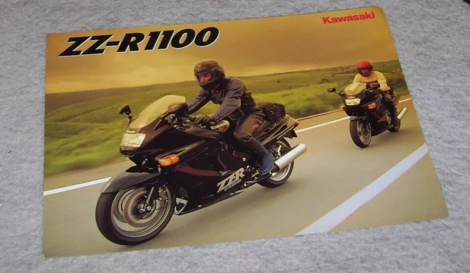 KAWASAKI ZZ R1100 ZX1100 C3 SALES BROCHURE Not dated P N99948 1086