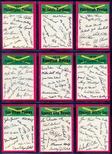 1974 Topps OPC O-Pee-Chee 24 Red Team Checklist Complete NM-MT Unmarked Set