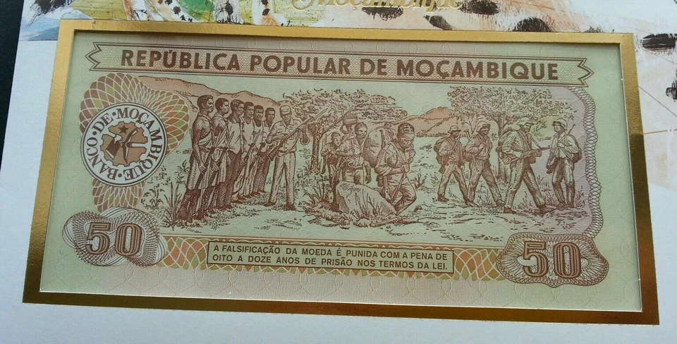 [SJ] Mozambique Cheetah 1987 Wildlife Animal Leopard Big Cat FDC (banknote cover - Image 2 of 4