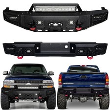 Vijay Fit 1999-2002 Chevy Silverado 1500 Steel Frontrear Bumper With Led Lights