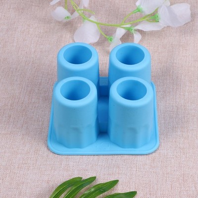 4 Cup Eiswürfelflache Silikonform Eiswürfelform Eiswürfelformen Aus