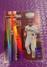 2005 Leaf Certified Materials - Marlon Byrd #106 Mirror Red /100 Phillies #74