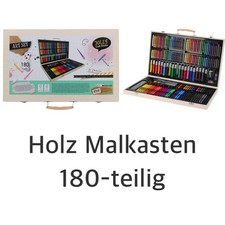 180-teiliges Malset Malkasten Künstlerkoffer Stiftekoffer Malkoffer Zeichenset