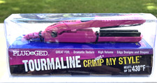 NEW Plugged In MINI Styling Curling Iron Tourmaline Crimp My Style Pink