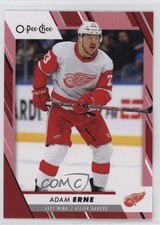 2023-24 O-Pee-Chee Red Border Adam Erne #370 1k9