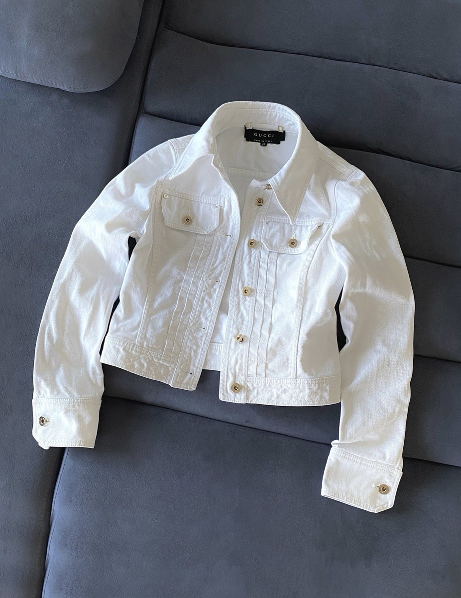 Authentic Gucci Archive 2004 Denim Jacket Blazer by Tom Ford Sz